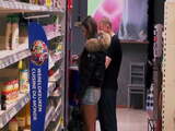 julie skyhigh french gangbanged DP supermarket in sexy boots