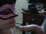 BBW Head #446 Thick Busty Masked Mommy on her Knees!