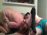 Tattooed Face Riding Threesome