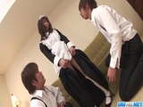 Aiuchi Shiori Japan maid, sucks her horny master