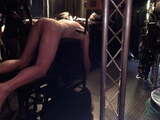 German slave caned!