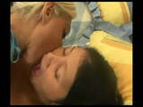 lesbian sloppy kisses