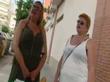 2 bbw Milfs in blind date with boys