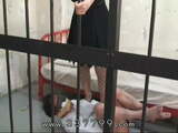 Japanese femdom mayumi is kicking and trampling to slave.