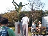 Free jav of Crazy Japanese bronze statue