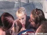 Three girls are going to give you the blowjob of your life J