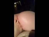 bbw takes butt plug and hubby