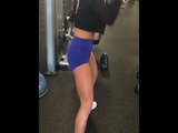 WWE Diva Kaitlyn aka Celeste Bonin working out