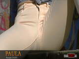 Paula feels good showing came toe in tight pants