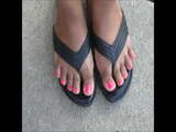 Tiffany Pink Toenails