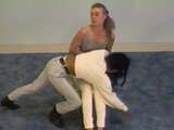 Ebony spanked over her Knee