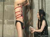 Masochist man go is captive of bondage Mistress Land