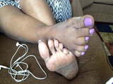 Mature ebony feet 6