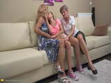 Taboo lesbian love with old and young ladies