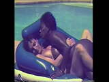 Ebony Ayes and Angela Parker - Poolside