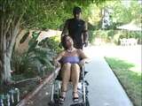 Mature wife in wheelchair seduce young black guy