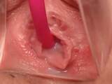 Close up of inside wet jucy pussy POV