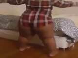 Midget Shaking Her Fat Ass