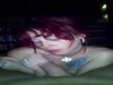 Tattooed redhead dating site hookup sucking my cock