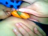 Preciosa latina mexicana veggie insertion in asshole 2