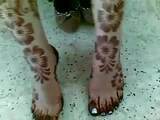 Henna feet