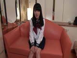 Asian Schoolgirl Footjob