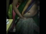 40yr old Thick Indian Aunty Plays on Webcam