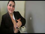 NAVY GIRL MORENA GETS DOUBLE FACIAL AT GLORYHOLE