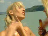 Orsi shine and lilou group sex on boat