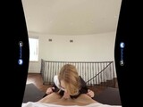 Blonde Teen SIster Nun Fucks Priest POV on BaDoinkVR.com